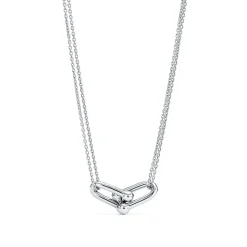 Tiffany & Co. Tiffany HardWear Large Double Link Pendant in Sterling Silver | ^ Necklaces & Pendants|Gifts for Her