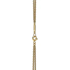 Tiffany & Co. Tiffany HardWear Large Double Link Pendant in Yellow Gold with Pavé Diamonds | ^ Necklaces & Pendants|Gold Jewelry