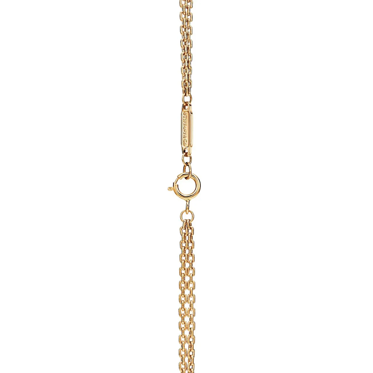 Tiffany & Co. Tiffany HardWear Large Double Link Pendant in Yellow Gold | ^ Necklaces & Pendants|Gifts for Her