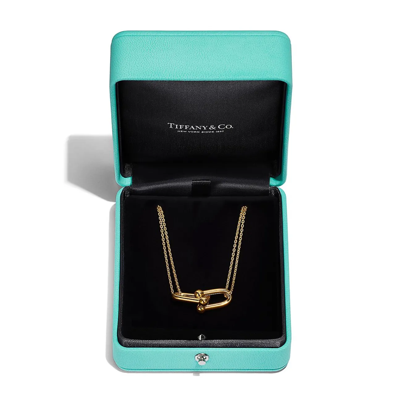 Tiffany & Co. Tiffany HardWear Large Double Link Pendant in Yellow Gold | ^ Necklaces & Pendants|Gifts for Her