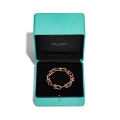 Tiffany & Co. Tiffany HardWear Large Link Bracelet in Rose Gold with Diamonds | ^ Bracelets|Men's Jewelry