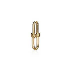 Tiffany & Co. Tiffany HardWear Large Link Earrings in Yellow Gold with Pavé Diamonds | ^ Earrings|Gold Jewelry