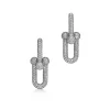 Tiffany & Co. Tiffany HardWear Large Link Earrings in White Gold with Pavé Diamonds | ^ Earrings|New Jewelry