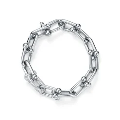 Tiffany & Co. Tiffany HardWear Large Link Bracelet in White Gold with Diamonds | ^ Bracelets|Diamond Jewelry