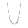 Tiffany & Co. Tiffany HardWear Link Necklace in Yellow Gold with Freshwater Pearls | ^ Necklaces & Pendants|Gold Jewelry