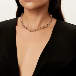 Tiffany & Co. Tiffany HardWear Medium Link Necklace in Rose Gold | ^ Necklaces & Pendants|Men's Jewelry