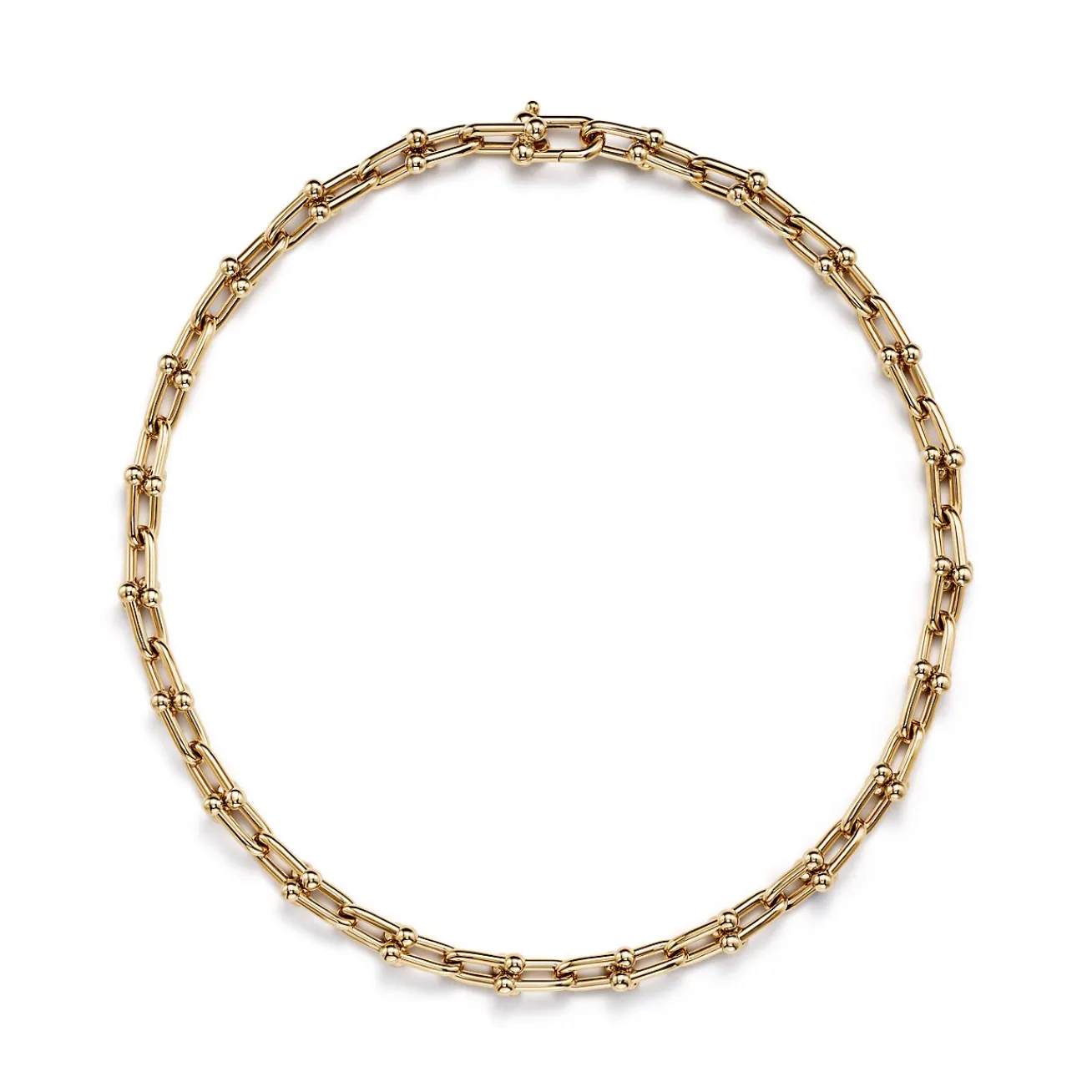 Tiffany & Co. Tiffany HardWear Medium Link Necklace in Yellow Gold | ^ Necklaces & Pendants|Men's Jewelry