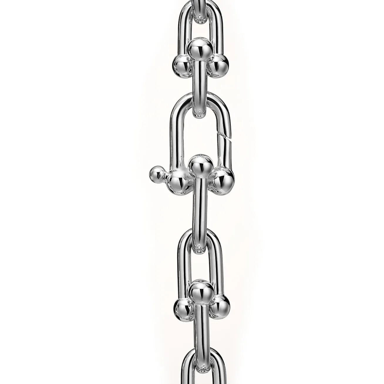 Tiffany & Co. Tiffany HardWear Medium Link Bracelet in White Gold with Diamonds | ^ Bracelets|New Jewelry