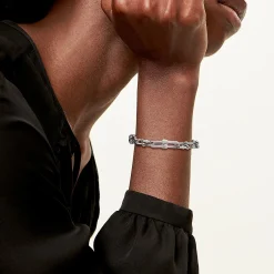 Tiffany & Co. Tiffany HardWear Medium Link Bracelet in White Gold with Diamonds | ^ Bracelets|New Jewelry