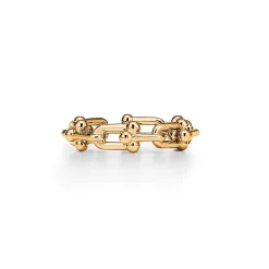 Tiffany & Co. Tiffany HardWear Micro Link Ring in Yellow Gold | ^ Rings|Men's Jewelry