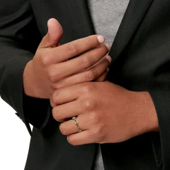 Tiffany & Co. Tiffany HardWear Micro Link Ring in Yellow Gold | ^ Rings|Men's Jewelry