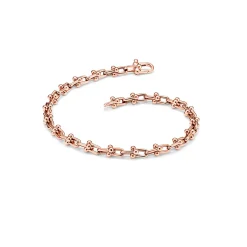 Tiffany & Co. Tiffany HardWear Micro Link Bracelet in Rose Gold | ^ Bracelets|Men's Jewelry