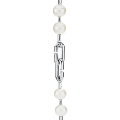 Tiffany & Co. Tiffany HardWear Pearl Lock Necklace in Silver, 9-10 mm | ^ Necklaces & Pendants|Men's Jewelry