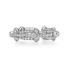 Tiffany & Co. Tiffany HardWear Small Link Ring in White Gold with Pavé Diamonds | ^ Rings|New Jewelry