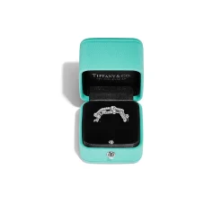 Tiffany & Co. Tiffany HardWear Small Link Ring in White Gold with Pavé Diamonds | ^ Rings|New Jewelry