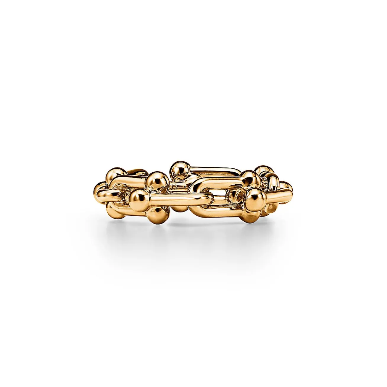 Tiffany & Co. Tiffany HardWear Small Link Ring in Yellow Gold with Diamonds | ^ Rings|New Jewelry