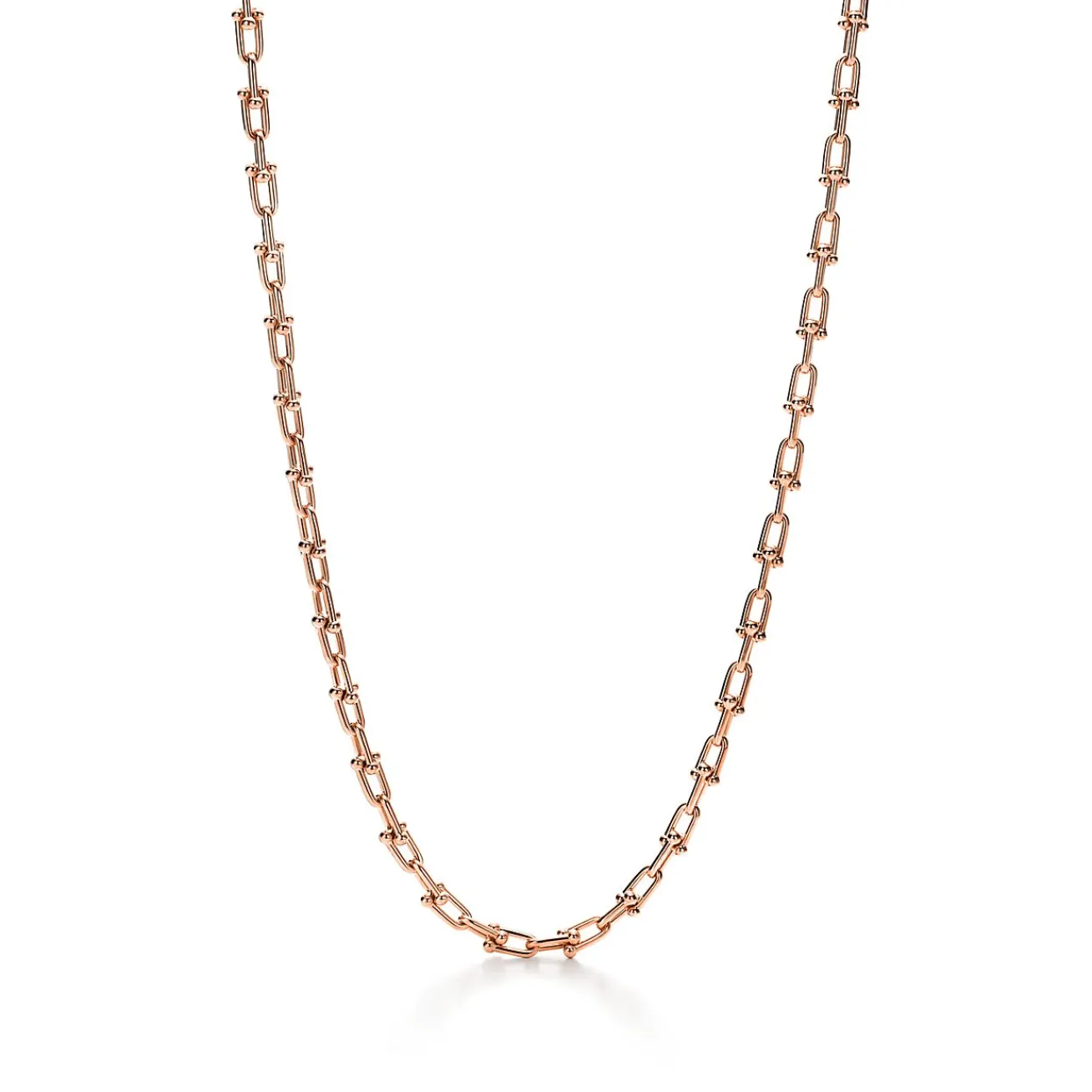 Tiffany & Co. Tiffany HardWear Small Link Necklace in Rose Gold | ^ Necklaces & Pendants|Rose Gold Jewelry
