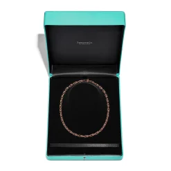 Tiffany & Co. Tiffany HardWear Small Link Necklace in Rose Gold | ^ Necklaces & Pendants|Rose Gold Jewelry