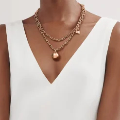 Tiffany & Co. Tiffany HardWear Small Wrap Necklace in Rose Gold | ^ Necklaces & Pendants|Men's Jewelry