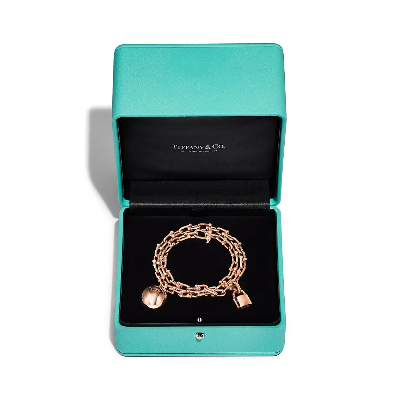 Tiffany & Co. Tiffany HardWear Small Wrap Bracelet in Rose Gold | ^ Bracelets|Men's Jewelry