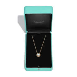 Tiffany & Co. Tiffany HardWear South Sea pearl link pendant in 18k gold. | ^ Necklaces & Pendants|Dainty Jewelry