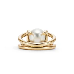 Tiffany & Co. Tiffany HardWear South Sea pearl ring in 18k gold. | ^ Rings|Men's Jewelry