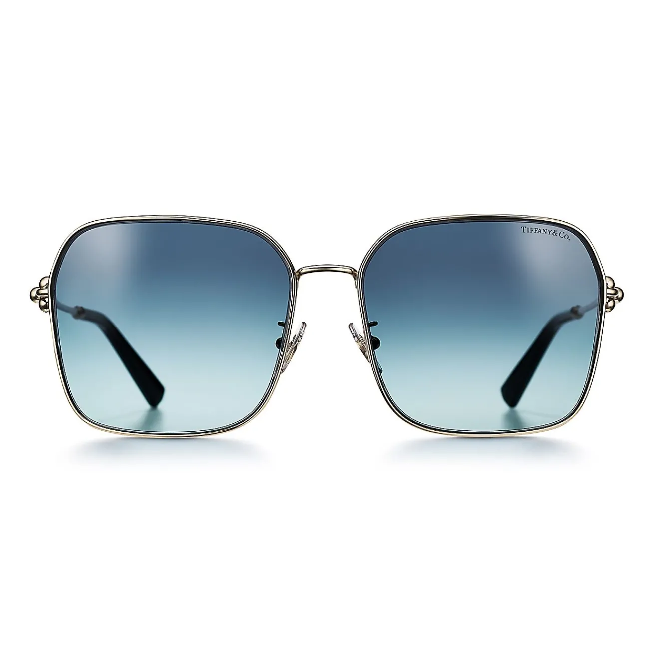 Tiffany & Co. Tiffany HardWear Sunglasses in Pale Gold-colored Metal | ^Women Tiffany HardWear|Sunglasses