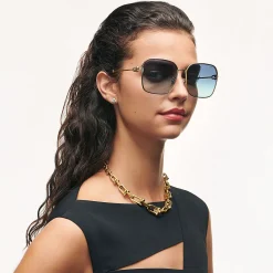 Tiffany & Co. Tiffany HardWear Sunglasses in Pale Gold-colored Metal | ^Women Tiffany HardWear|Sunglasses
