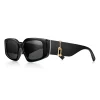 Tiffany & Co. Tiffany HardWear Sunglasses in Black Acetate with Dark Gray Lenses | ^Women Tiffany HardWear|Sunglasses