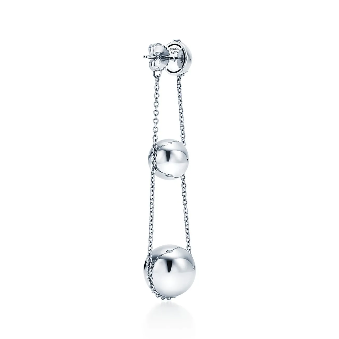 Tiffany & Co. Tiffany HardWear triple drop earrings in sterling silver. | ^ Earrings|Bold Silver Jewelry