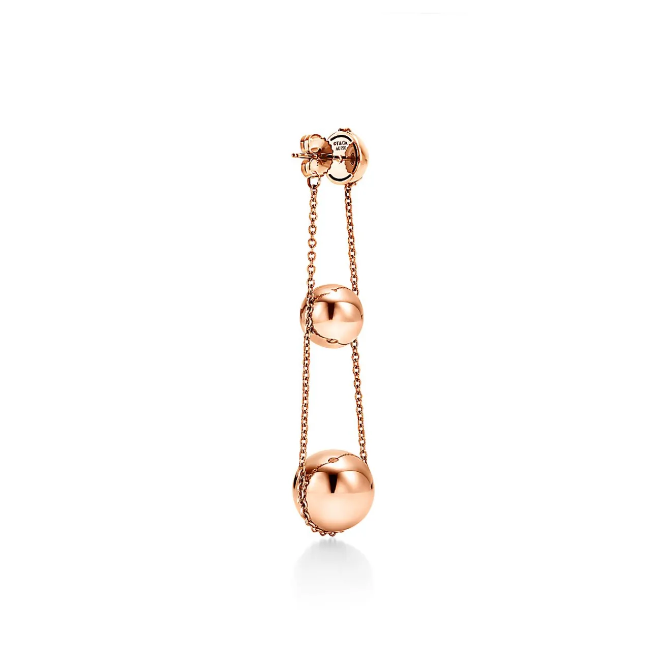 Tiffany & Co. Tiffany HardWear triple drop earrings in 18k rose gold. | ^ Earrings|Rose Gold Jewelry