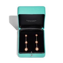 Tiffany & Co. Tiffany HardWear triple drop earrings in 18k rose gold. | ^ Earrings|Rose Gold Jewelry