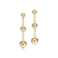 Tiffany & Co. Tiffany HardWear triple drop earrings in 18k gold. | ^ Earrings|Gold Jewelry