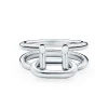 Tiffany & Co. Tiffany HardWear two-row ring in sterling silver. | ^ Rings|Bold Silver Jewelry