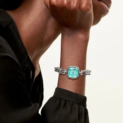 Tiffany & Co. Tiffany HardWear Watch in Sterling Silver and Steel with Diamonds | ^Women Fine Watches|Gifts for Her