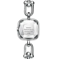 Tiffany & Co. Tiffany HardWear Watch in Sterling Silver and Steel with Diamonds | ^Women Fine Watches|Tiffany HardWear
