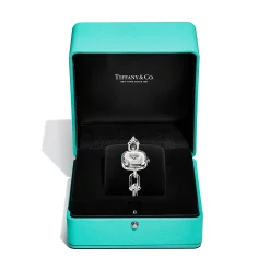 Tiffany & Co. Tiffany HardWear Watch in Sterling Silver and Steel with Diamonds | ^Women Fine Watches|Tiffany HardWear