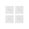 Tiffany & Co. Tiffany Heritage Coasters Set of Four, in White Linen | ^ Table Linens