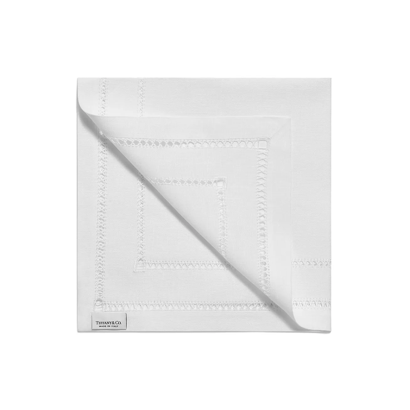 Tiffany & Co. Tiffany Heritage Napkins Set of Four, in White Linen | ^ Table Linens