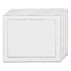 Tiffany & Co. Tiffany Home Essentials Embroidered Placemats in Linen, Set of Four | ^ Decor|Table Linens