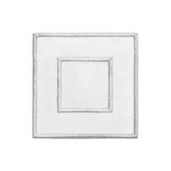 Tiffany & Co. Tiffany Home Essentials Embroidered Coasters in Linen, Set of Four | ^ Decor|Table Linens