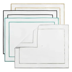 Tiffany & Co. Tiffany Home Essentials Embroidered Placemats in Linen, Set of Four | ^ The Home|Housewarming Gifts