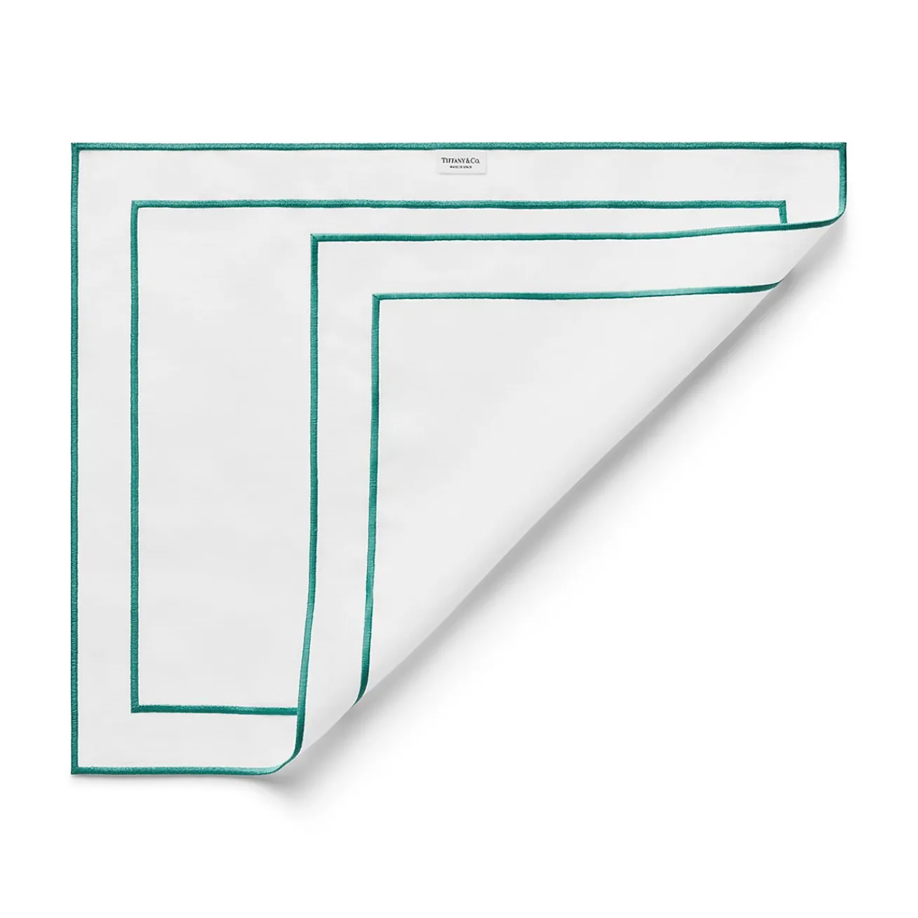 Tiffany & Co. Tiffany Home Essentials Embroidered Placemats in Linen, Set of Four | ^ Tiffany Blue® Gifts|Decor