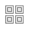 Tiffany & Co. Tiffany Home Essentials Embroidered Coasters in Linen, Set of Four | ^ Decor|Table Linens