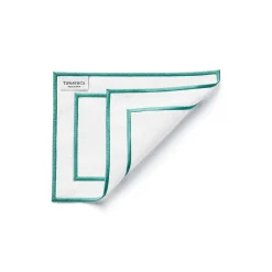 Tiffany & Co. Tiffany Home Essentials Embroidered Cocktail Napkins in Linen, Set of Four | ^ The Home|Housewarming Gifts