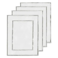 Tiffany & Co. Tiffany Home Essentials Embroidered Cocktail Napkins in Linen, Set of Four | ^ Decor|Table Linens
