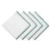 Tiffany & Co. Tiffany Home Essentials Scalloped Napkins in White Linen, Set of Four | ^ The Home|Housewarming Gifts
