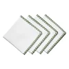 Tiffany & Co. Tiffany Home Essentials Scalloped Napkins in White Linen, Set of Four | ^ Decor|Table Linens