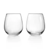 Tiffany & Co. Tiffany Home Essentials Stemless Red Wine Glasses in Crystal Glass, Set of Two | ^ The Home|Housewarming Gifts