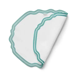 Tiffany & Co. Tiffany Home Essentials Wave Placemats in Linen, Set of Four | ^ Decor|Table Linens